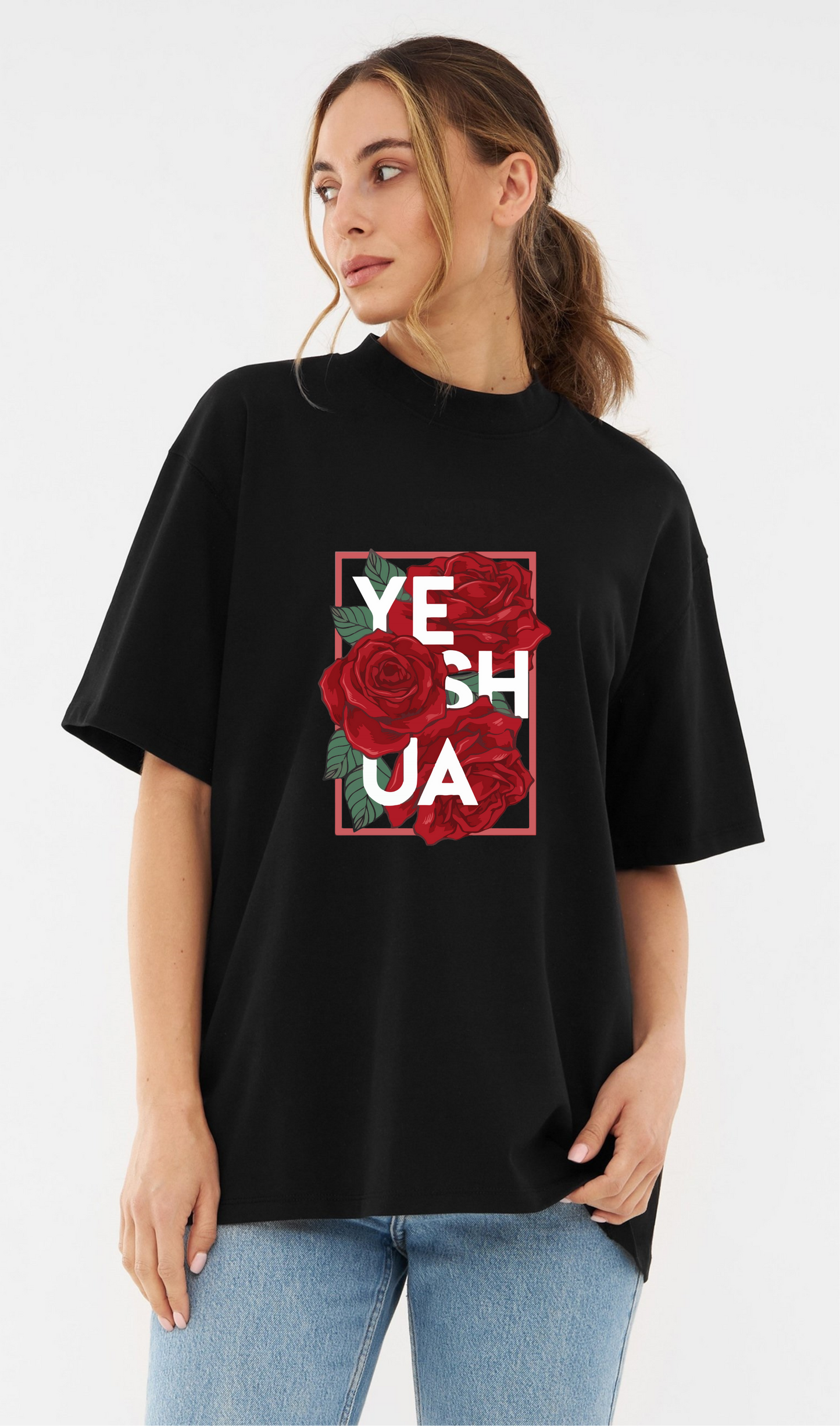 Red Rose - Dark Elegance Rose Graphic Tee