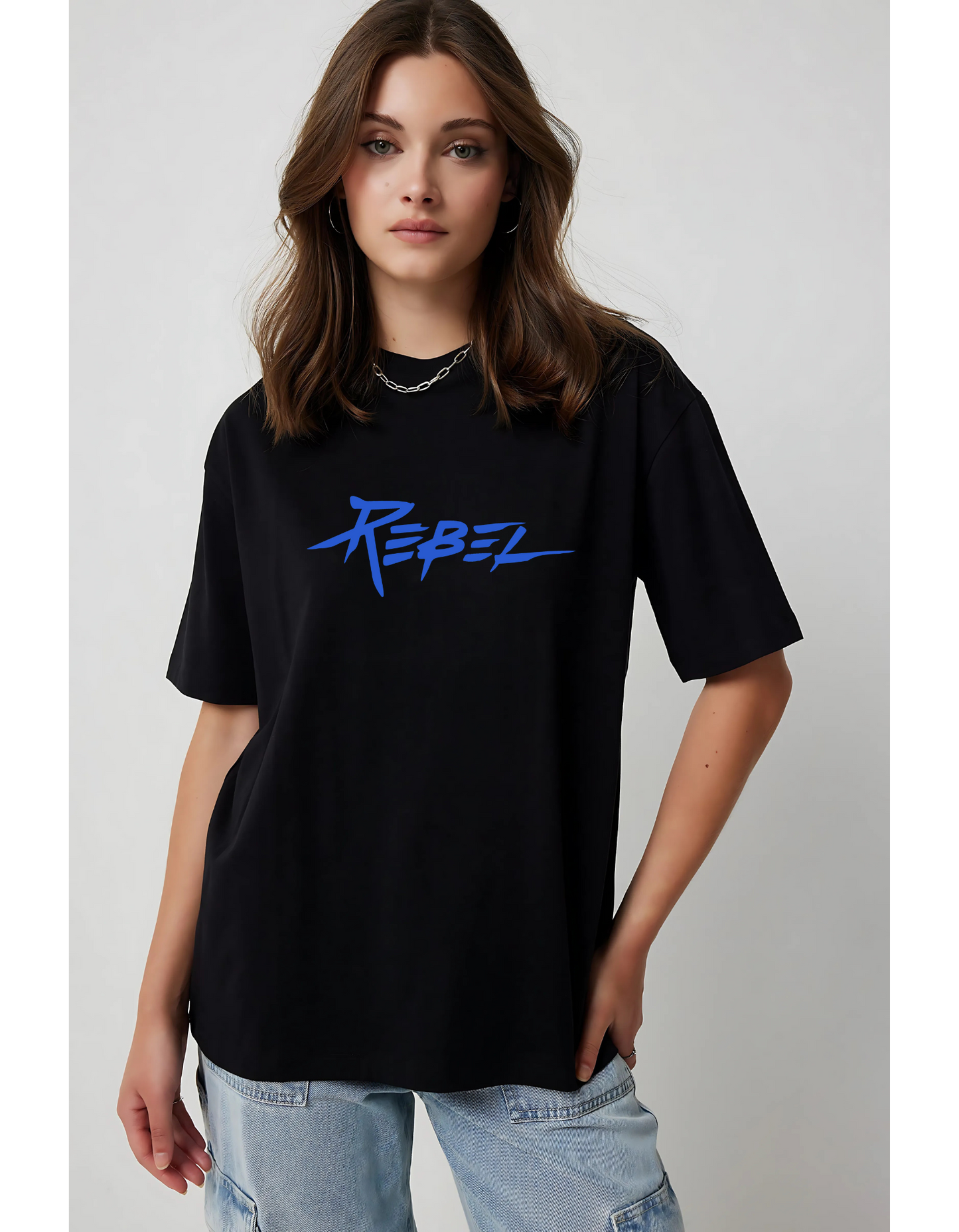 Rebel Heart Oversized Tee For Women