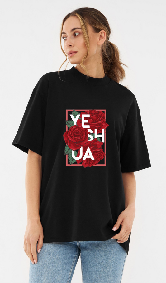 Red Rose - Dark Elegance Rose Graphic Tee